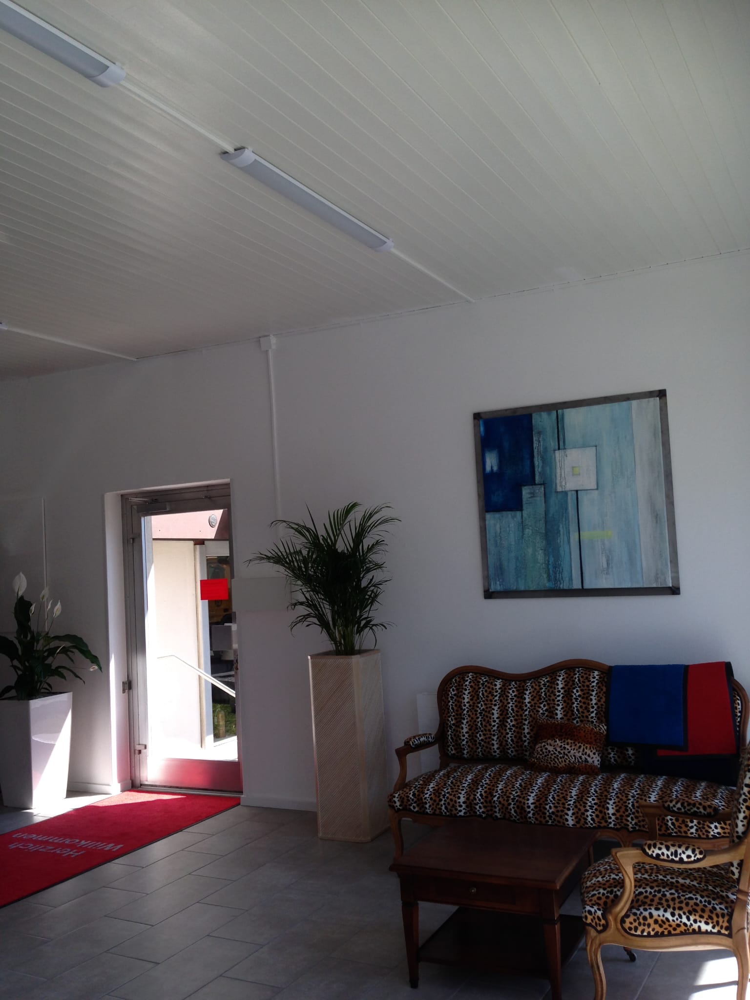 Zusammengelegte Bettwäsche